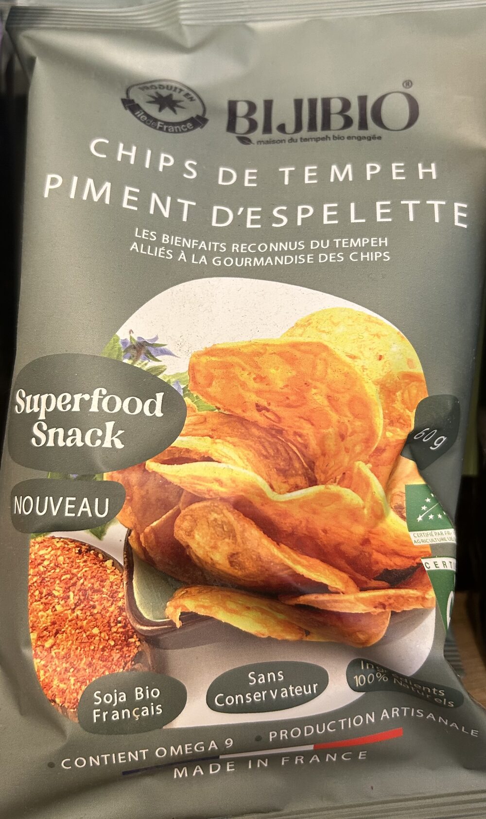 Chips De Tempeh (Piment Espelette)