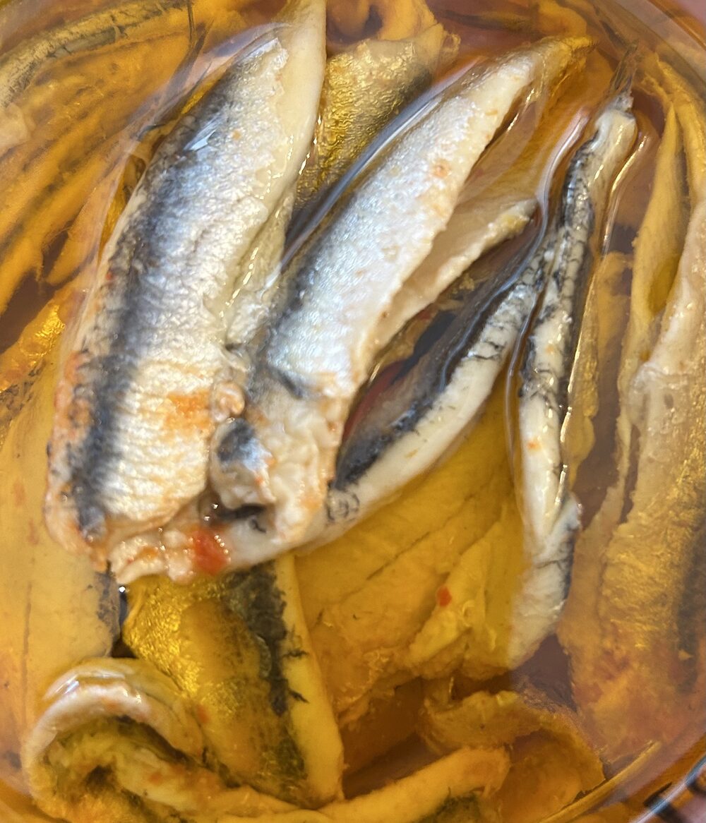 Enchois marinés à l'orientale 120g (égoutté)
