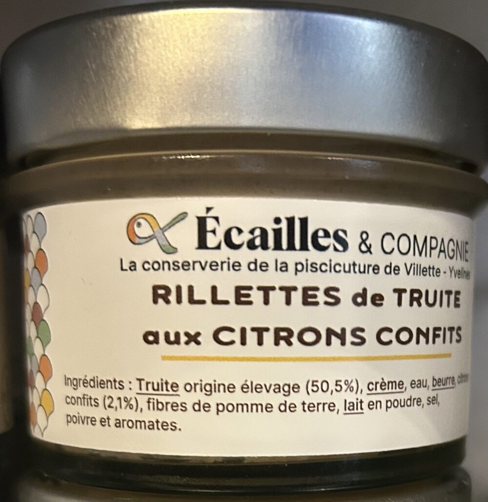 Rillettes de Truites (citron confit) 100g